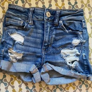 American Eagle distressed Jean shorts